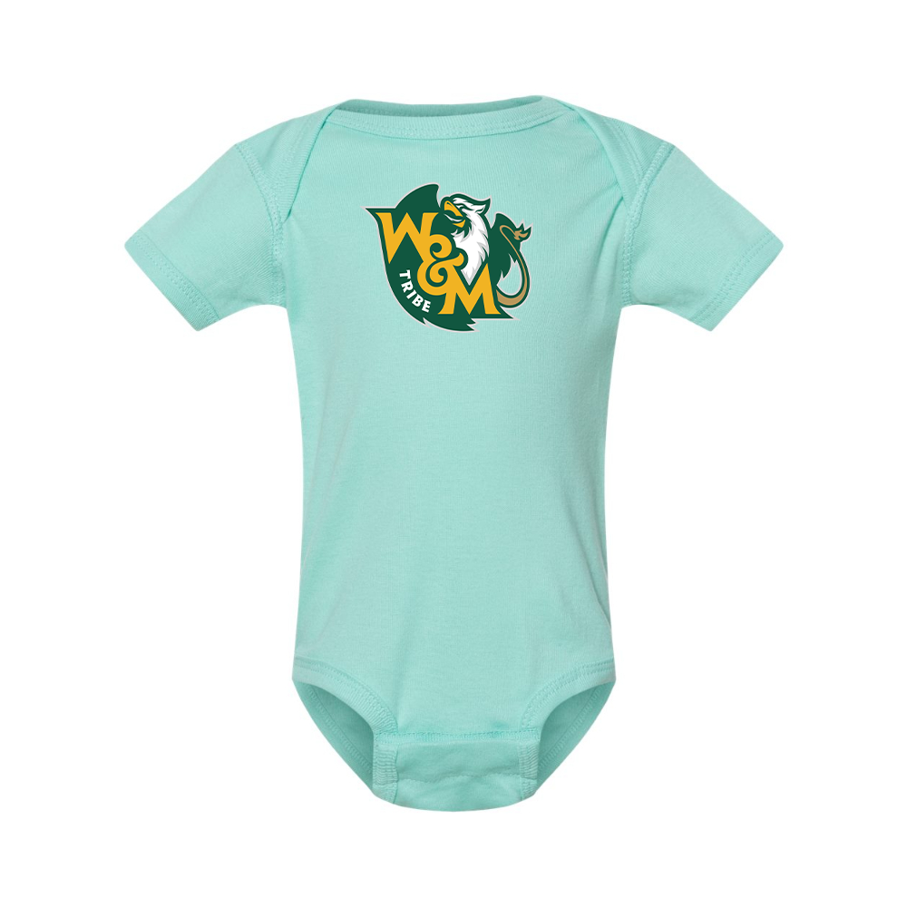 William and Mary Tribe Rabbit Skins Infant Baby Rib Bodysuit