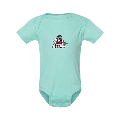 Aggies New Mexico State Logo  Rabbit Skins Infant Baby Rib Bodysuit