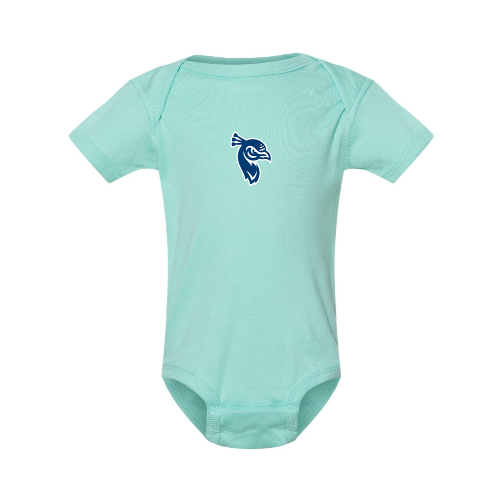 Saint Peters Peacocks Logo  Rabbit Skins Infant Baby Rib Bodysuit
