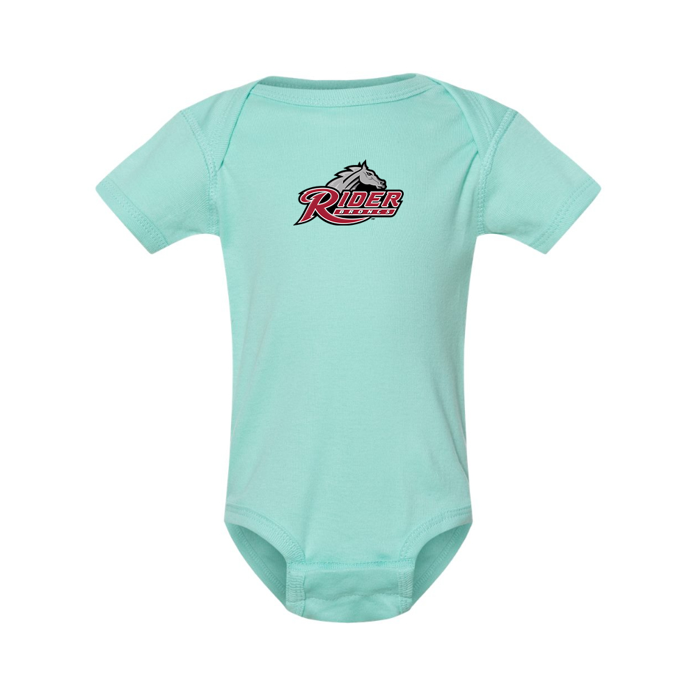 Rider Broncs Logo Rabbit Skins Infant Baby Rib Bodysuit