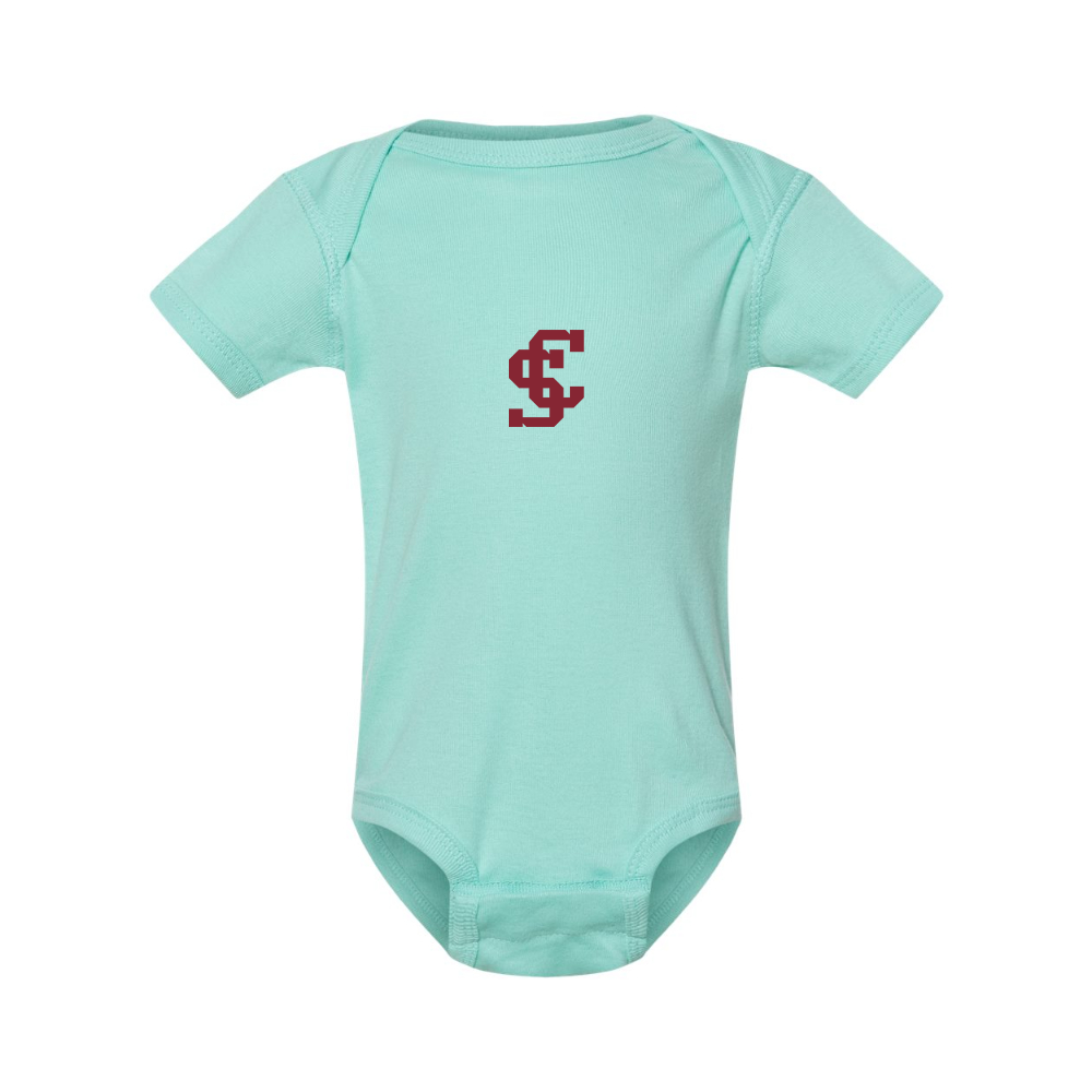 Santa Clara Broncos Logo Rabbit Skins Infant Baby Rib Bodysuit