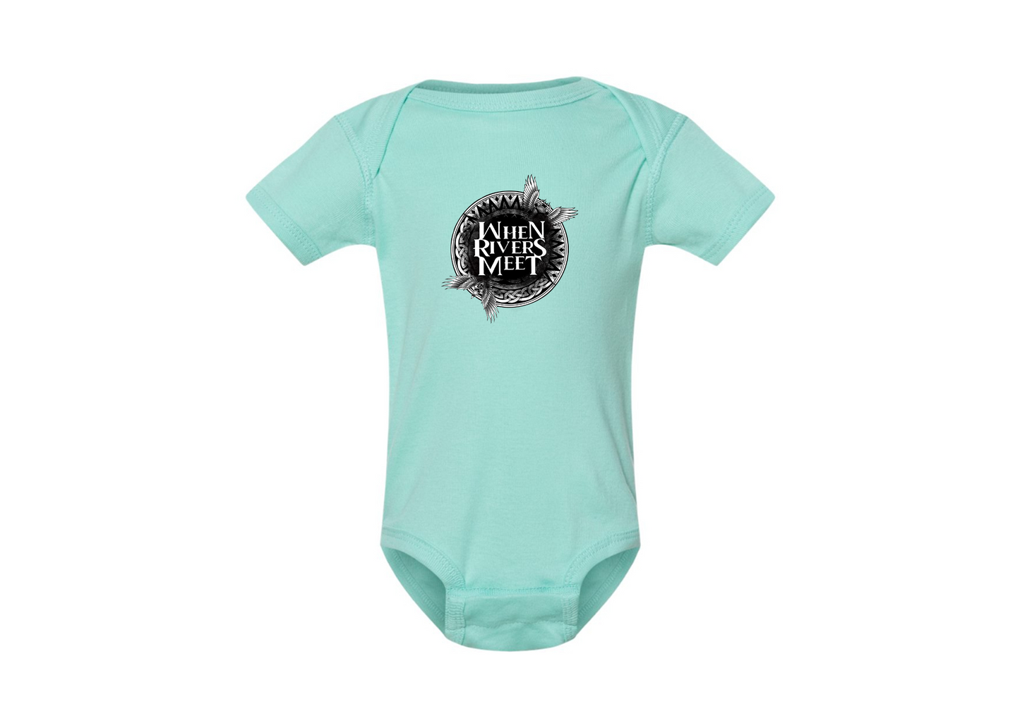 When Rivers Meet Rabbit Skins Infant Baby Rib Bodysuit
