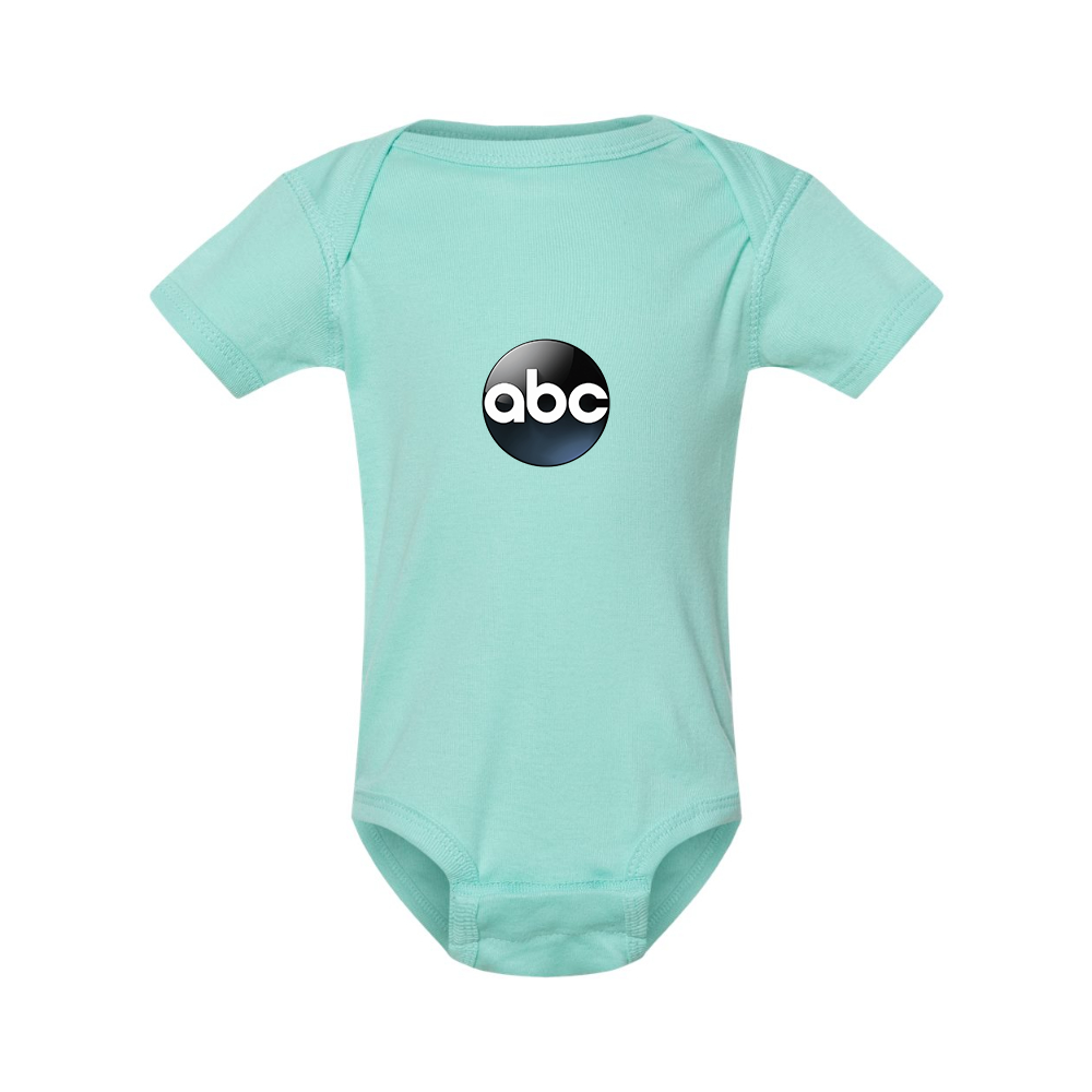 Abc Logo  Rabbit Skins Infant Baby Rib Bodysuit