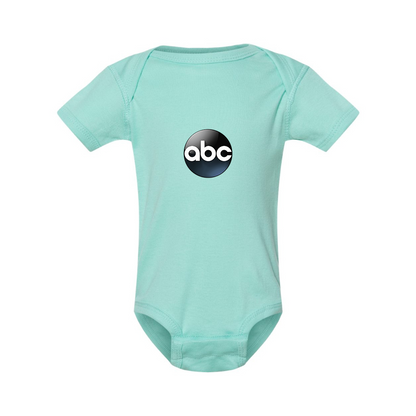 Abc Logo  Rabbit Skins Infant Baby Rib Bodysuit