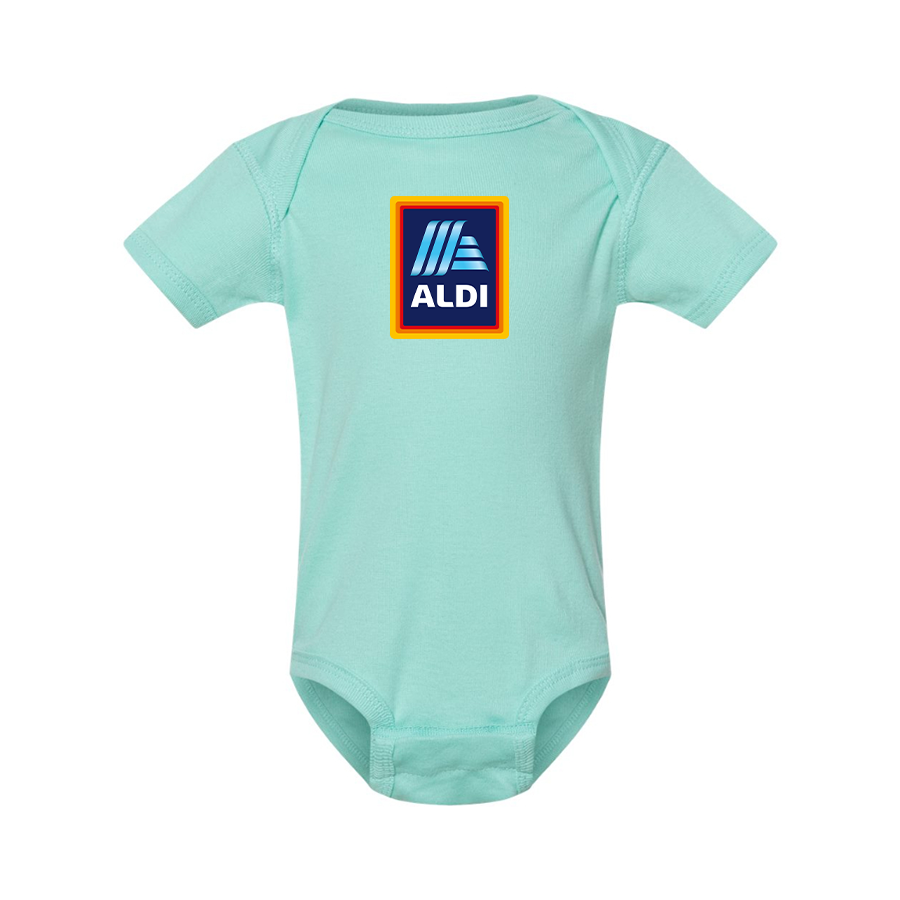 Aldi Logo Rabbit Skins Infant Baby Rib Bodysuit