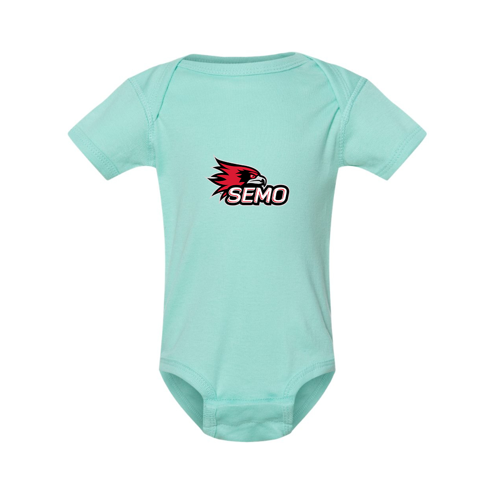SEMO Redhawks Logo Rabbit Skins Infant Baby Rib Bodysuit