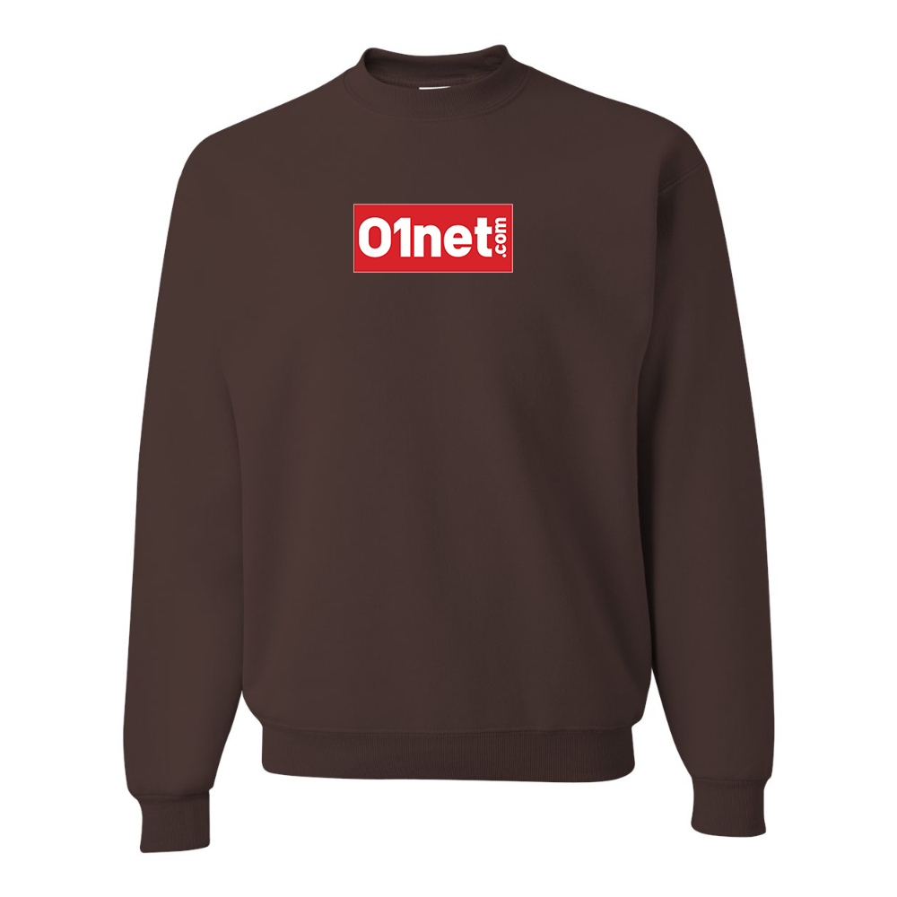 Men's 01net Logo JERZEES NuBlend Crewneck Sweatshirt