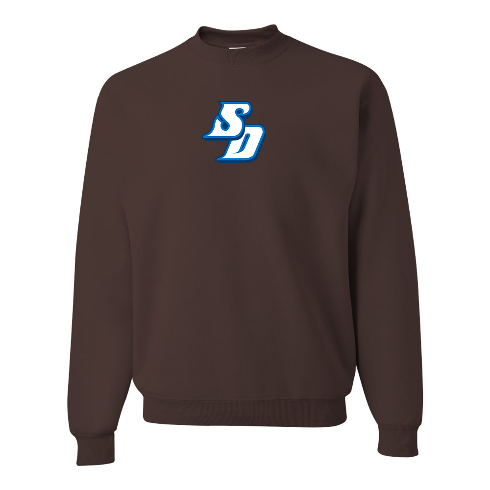 Men's San Diego Toreros Logo  JERZEES NuBlend Crewneck Sweatshirt