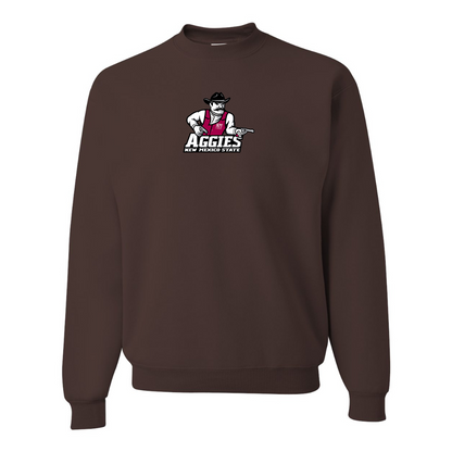Men's Aggies New Mexico State Logo  JERZEES NuBlend Crewneck Sweatshirt