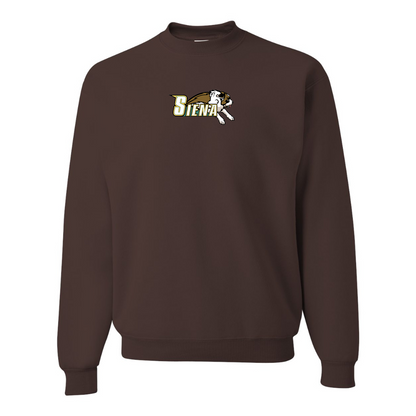 Men's Siena Saints Logo  JERZEES NuBlend Crewneck Sweatshirt