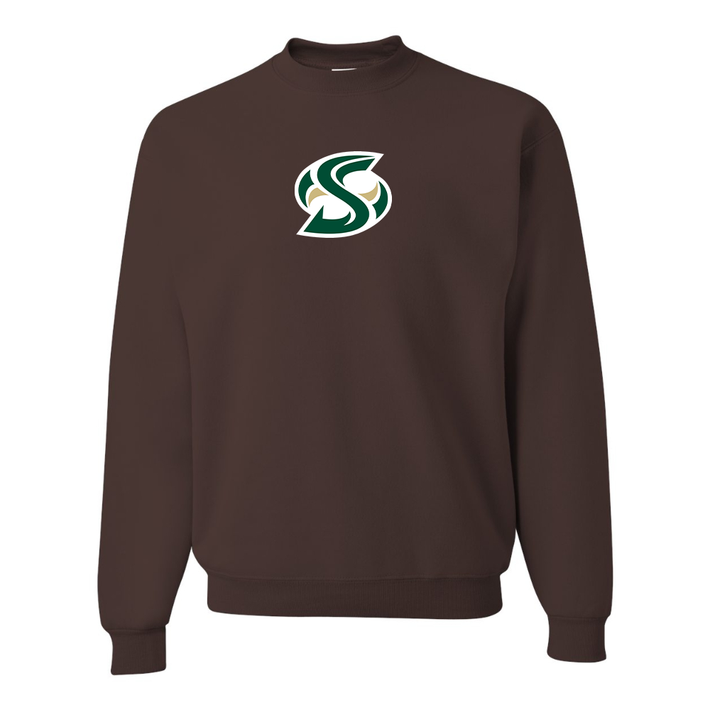 Men's Sacramento State Hornets Logo   JERZEES NuBlend Crewneck Sweatshirt