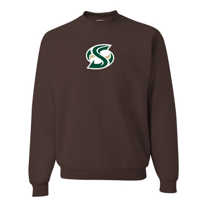 Men's Sacramento State Hornets Logo   JERZEES NuBlend Crewneck Sweatshirt