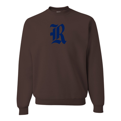 Men's Rice Owls Logo  JERZEES NuBlend Crewneck Sweatshirt