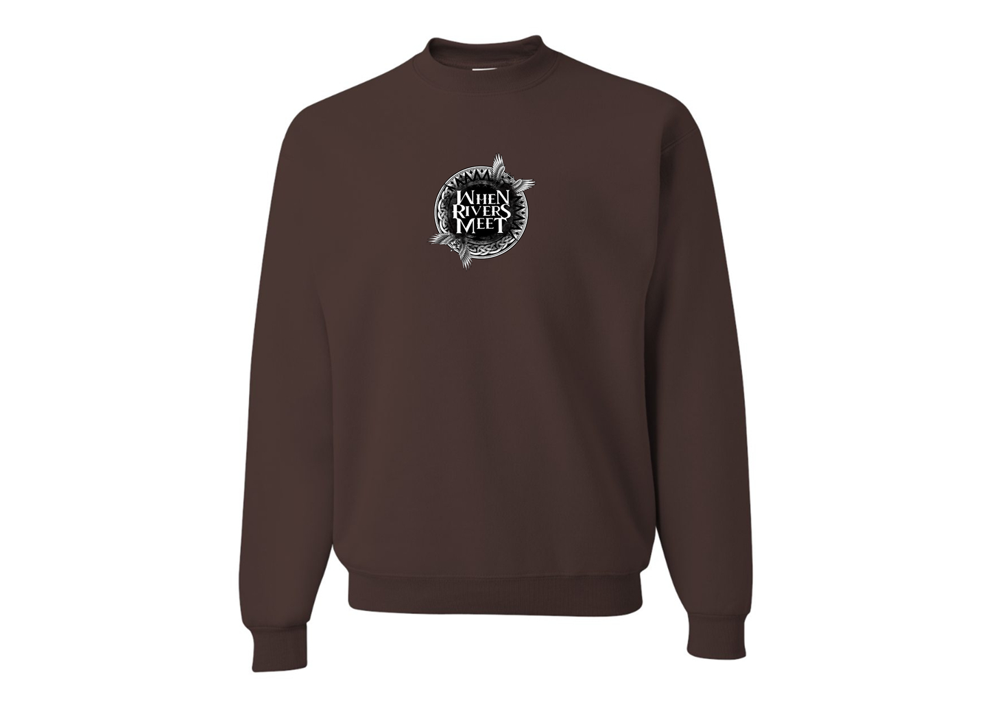 Men's When Rivers Meet JERZEES NuBlend Crewneck Sweatshirt