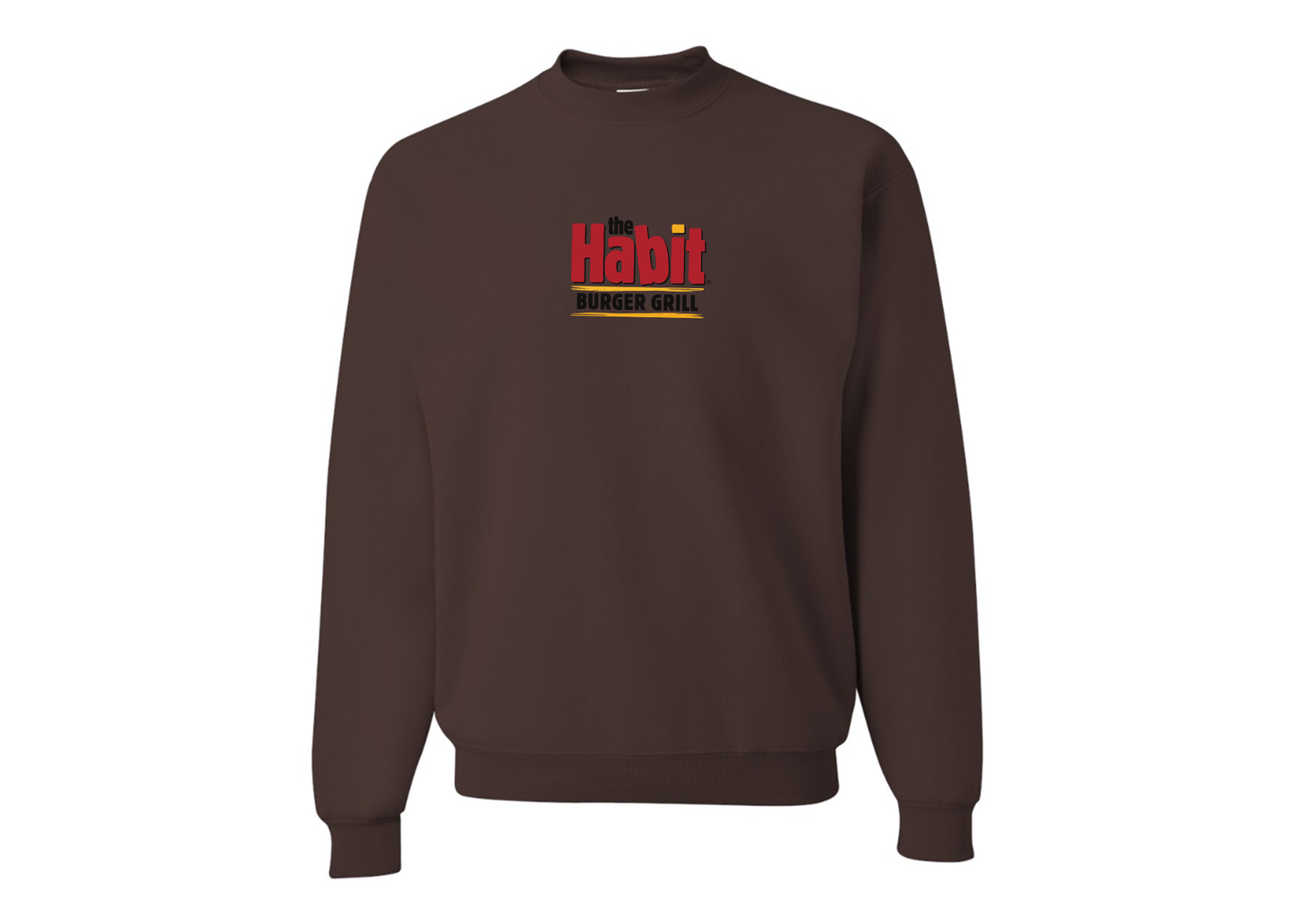 Men's The Habit Burger Grill JERZEES NuBlend Crewneck Sweatshirt