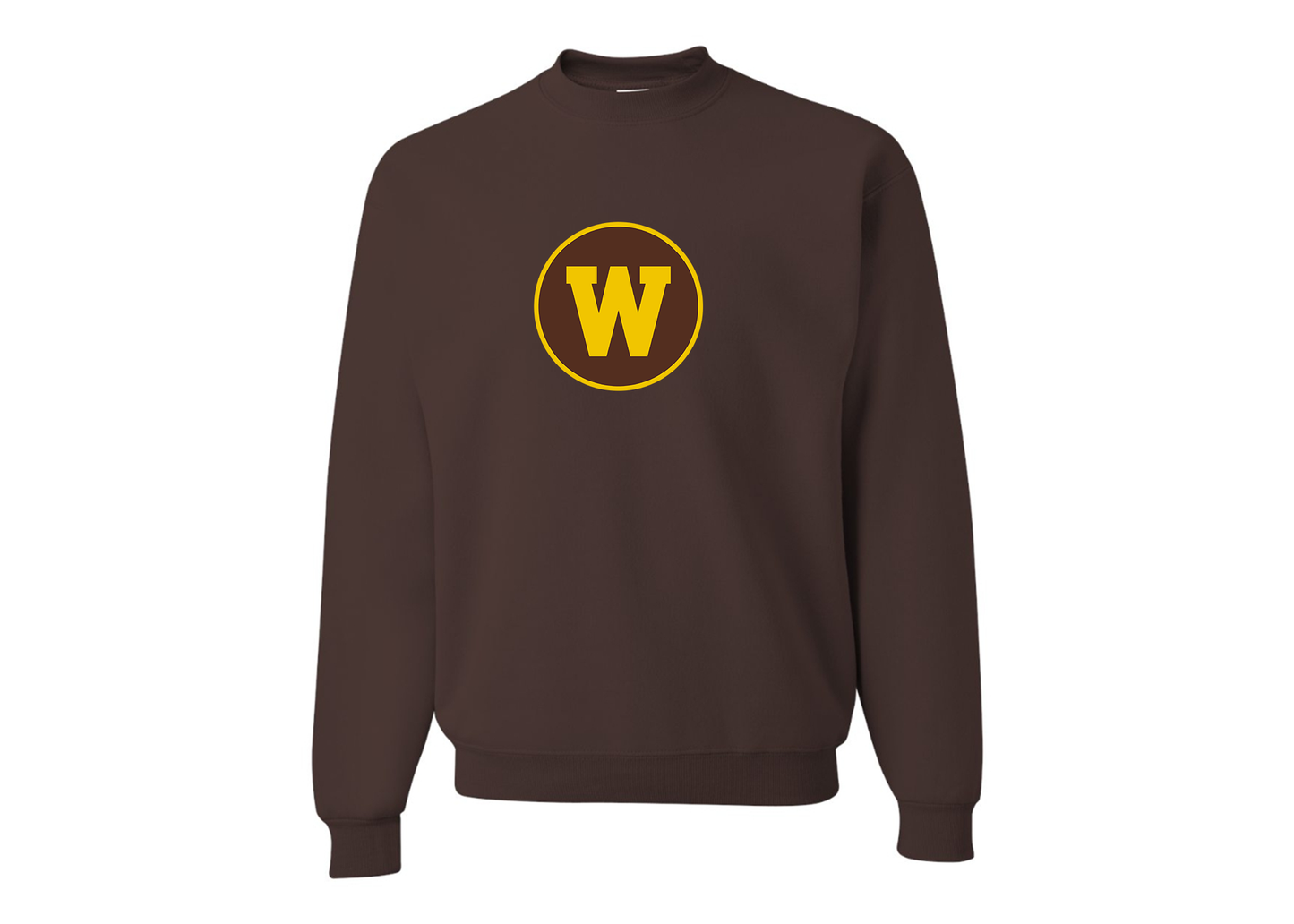 Men's Western Michigan Broncos JERZEES NuBlend Crewneck Sweatshirt