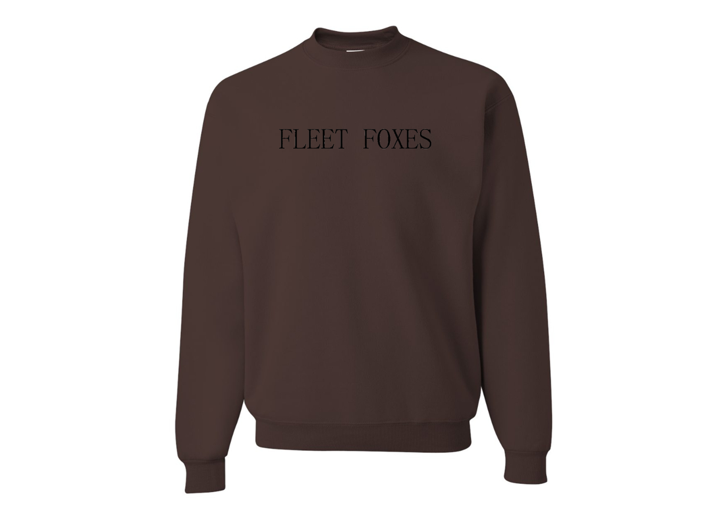 Men's Fleet Foxes Logo  JERZEES NuBlend Crewneck Sweatshirt