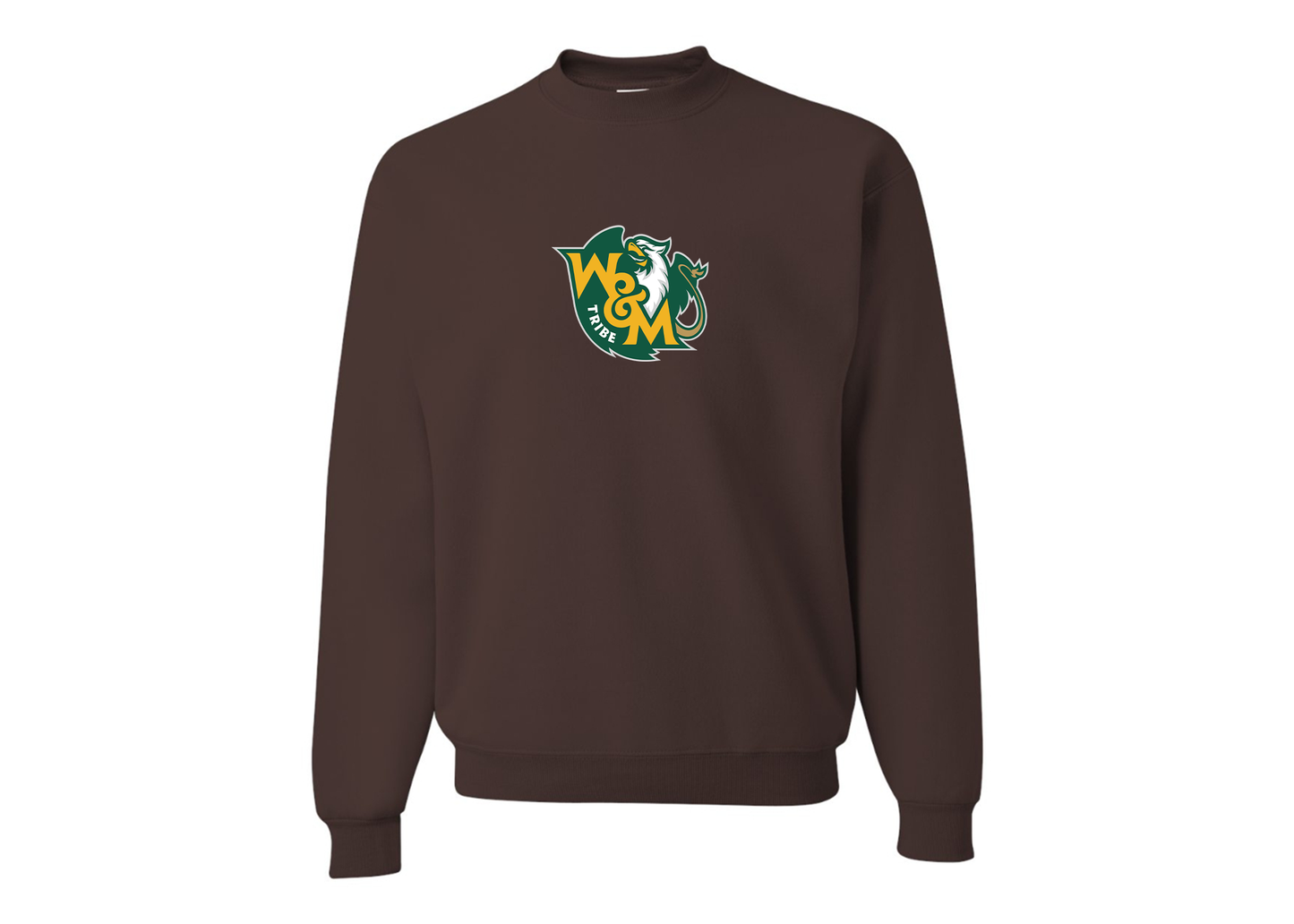 Men's William and Mary Tribe JERZEES NuBlend Crewneck Sweatshirt