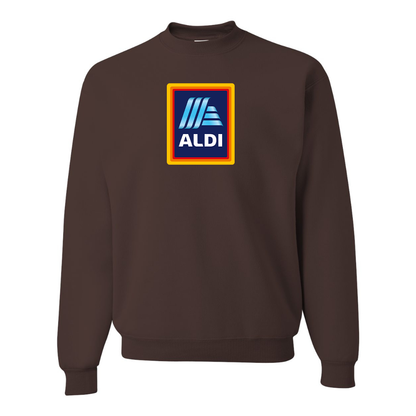 Men's Aldi Logo JERZEES NuBlend Crewneck Sweatshirt
