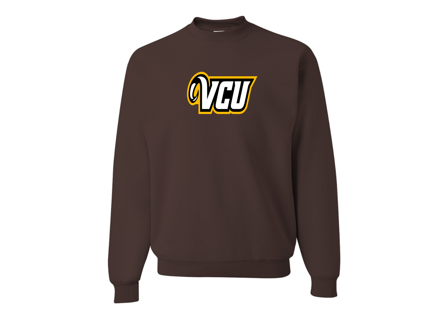 Men's Virginia Commonwealth Rams JERZEES NuBlend Crewneck Sweatshirt