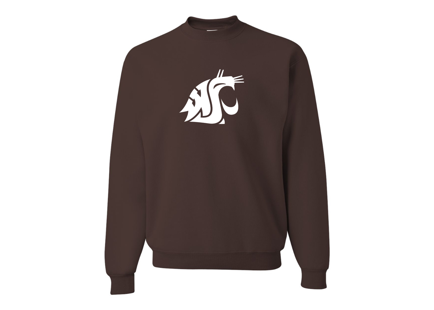 Men's Washington State Cougars JERZEES NuBlend Crewneck Sweatshirt