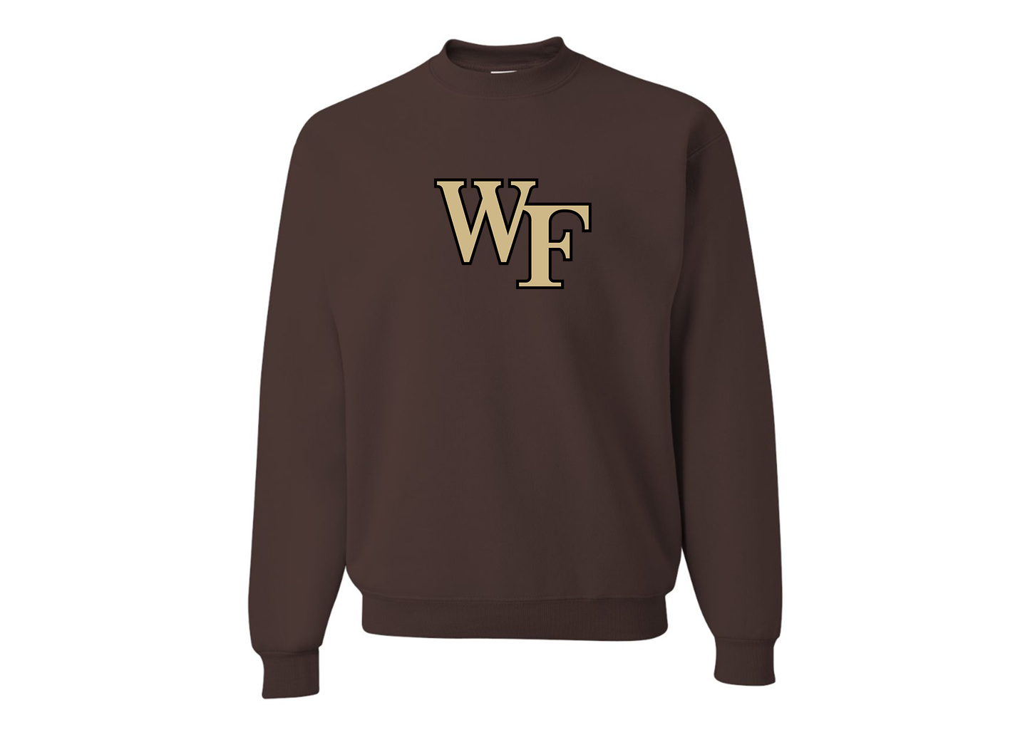 Men's Wake Forest Demon Deacons JERZEES NuBlend Crewneck Sweatshirt