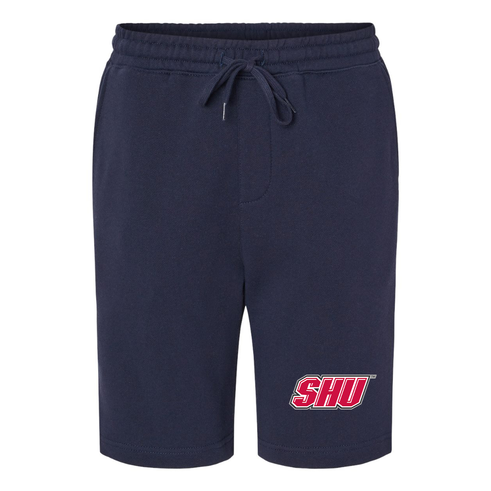Men's Sacred Heart Pioneers Logo Independent Trading Co Midweight Fleece Shorts