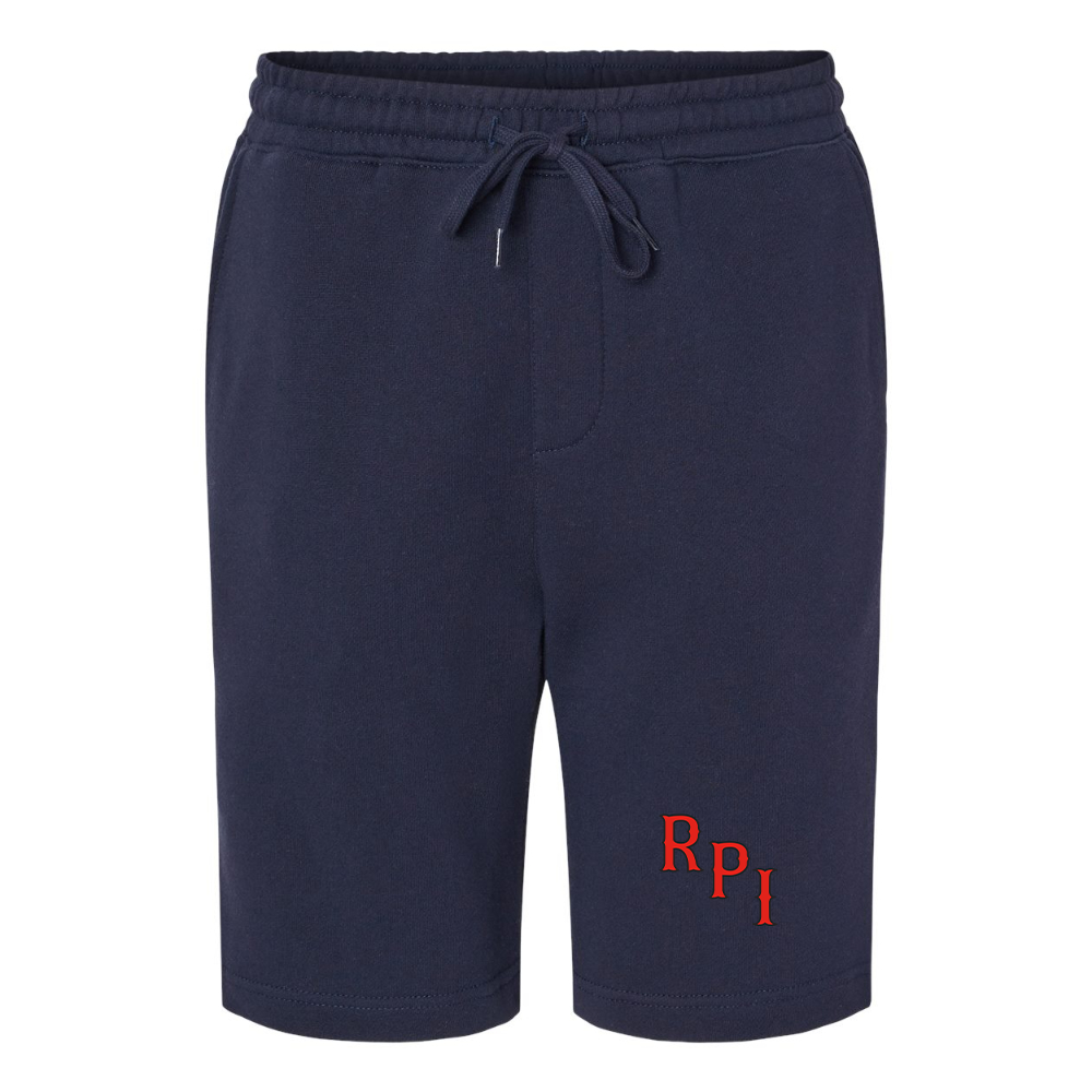 Men's RPI Engineers Logo Independent Trading Co Midweight Fleece Shorts