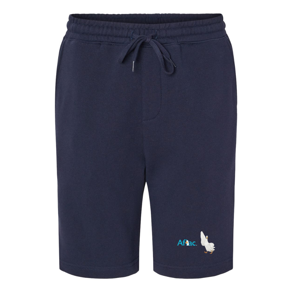 Men's Aflac Logo and Duck Independent Trading Co Midweight Fleece Shorts