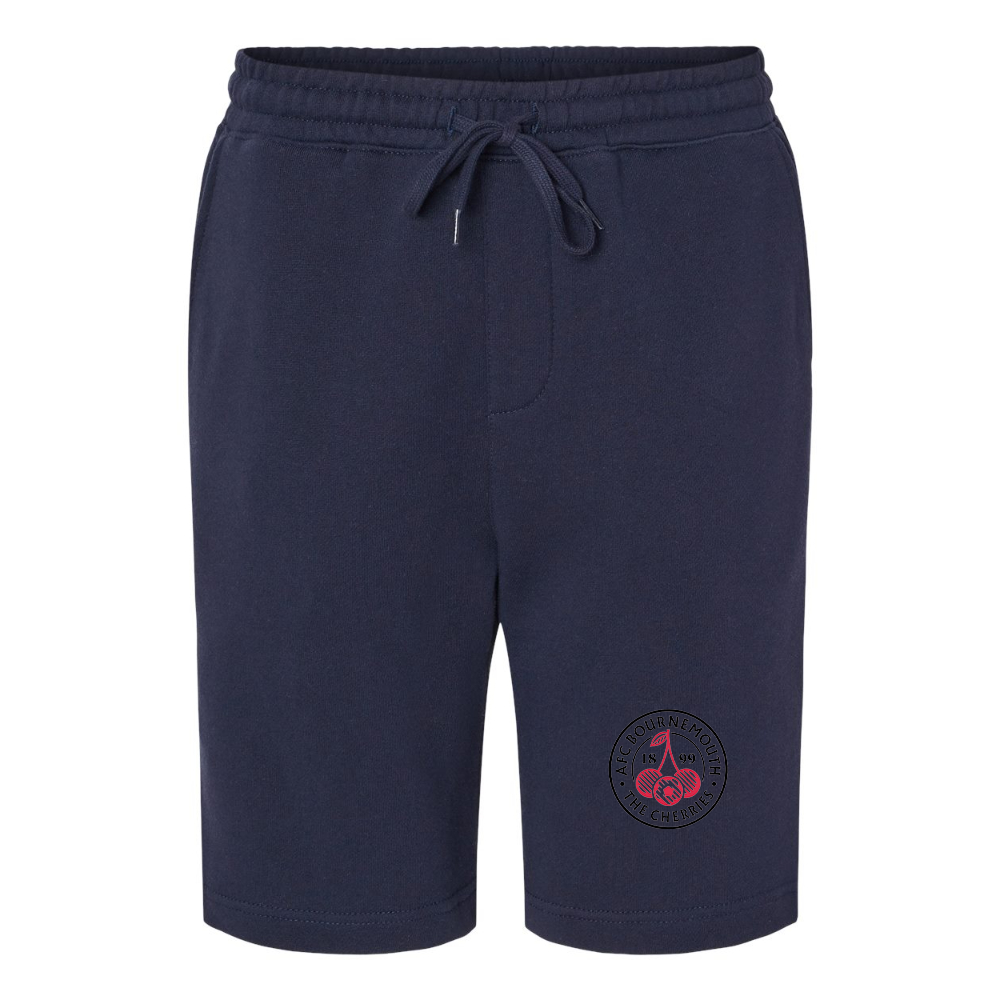 Men's AFC Bournemouth Soccer Logo Independent Trading Co Midweight Fleece Shorts