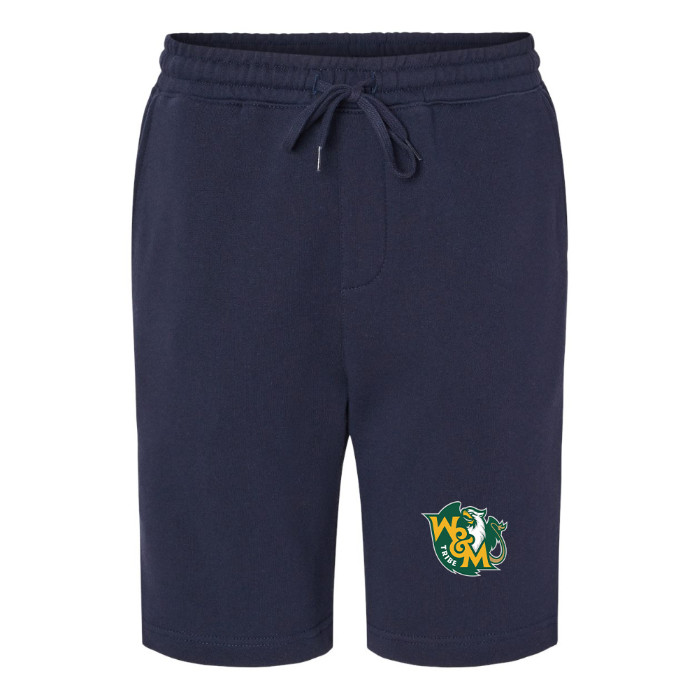 Men's William and Mary Tribe Independent Trading Co Midweight Fleece Shorts
