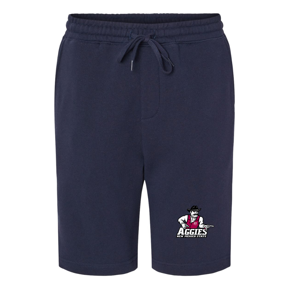Men's Aggies New Mexico State Logo Independent Trading Co Midweight Fleece Shorts