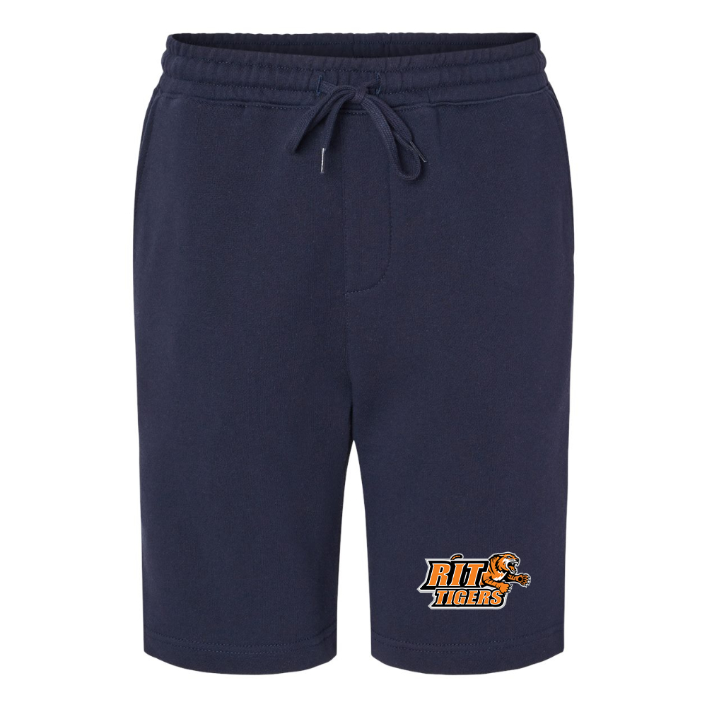 Men's RIT Tigers Logo Independent Trading Co Midweight Fleece Shorts