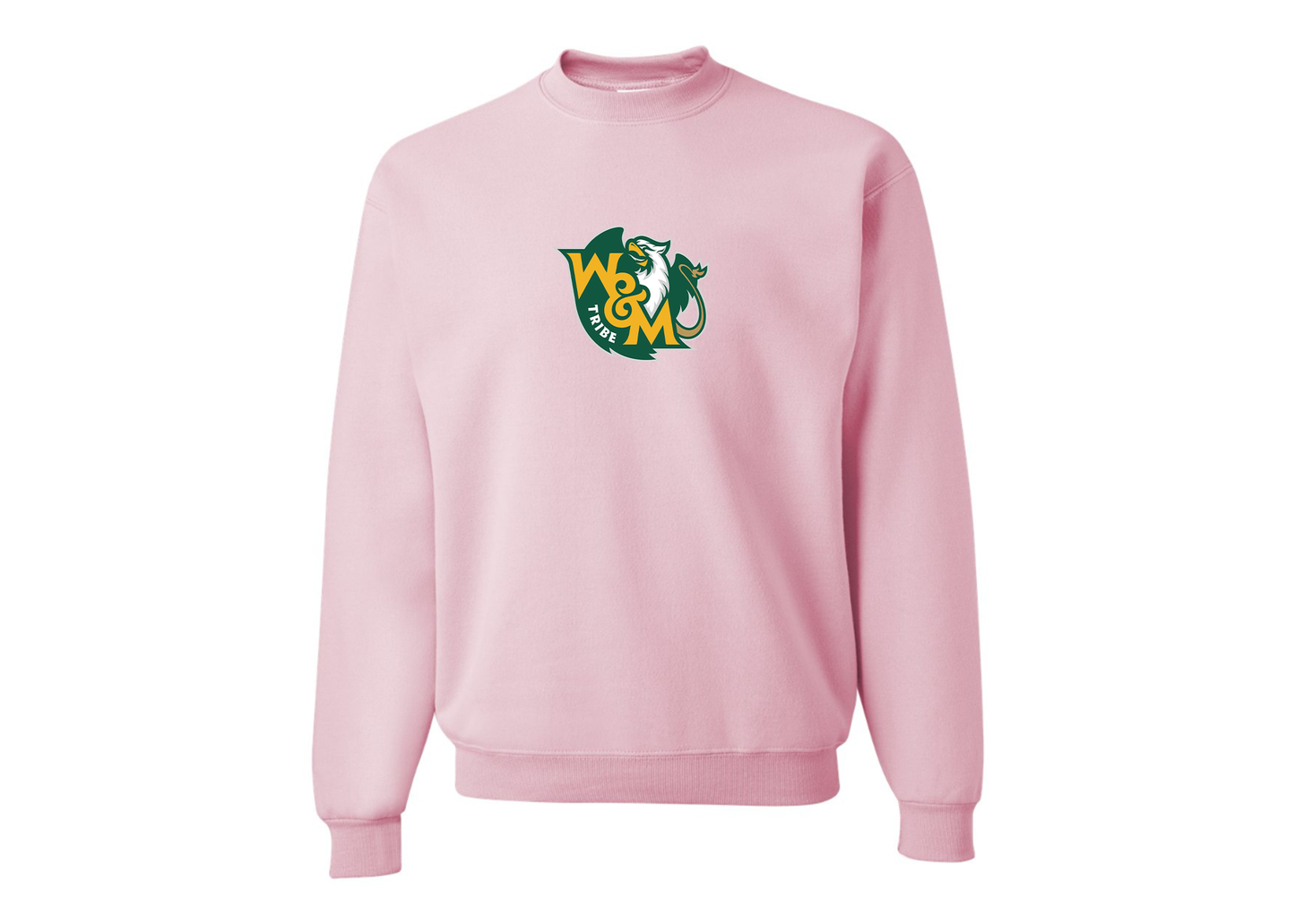 Men's William and Mary Tribe JERZEES NuBlend Crewneck Sweatshirt