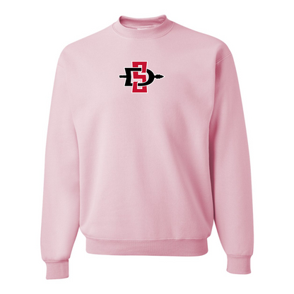 Men's San Diego State Aztecs Logo  JERZEES NuBlend Crewneck Sweatshirt