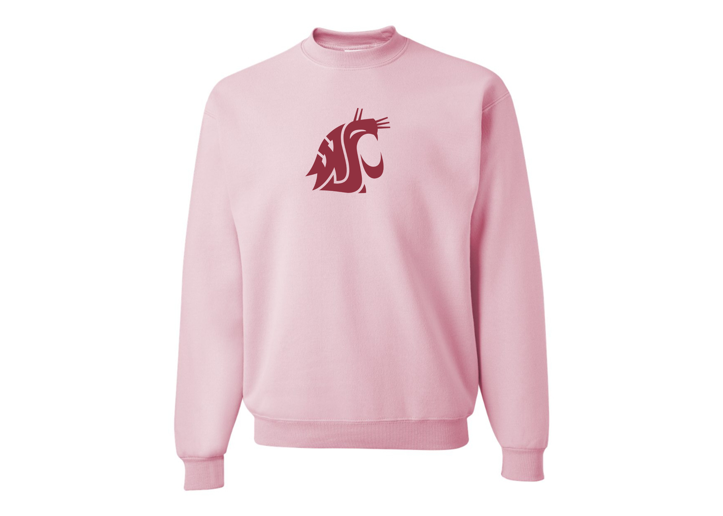 Men's Washington State Cougars JERZEES NuBlend Crewneck Sweatshirt