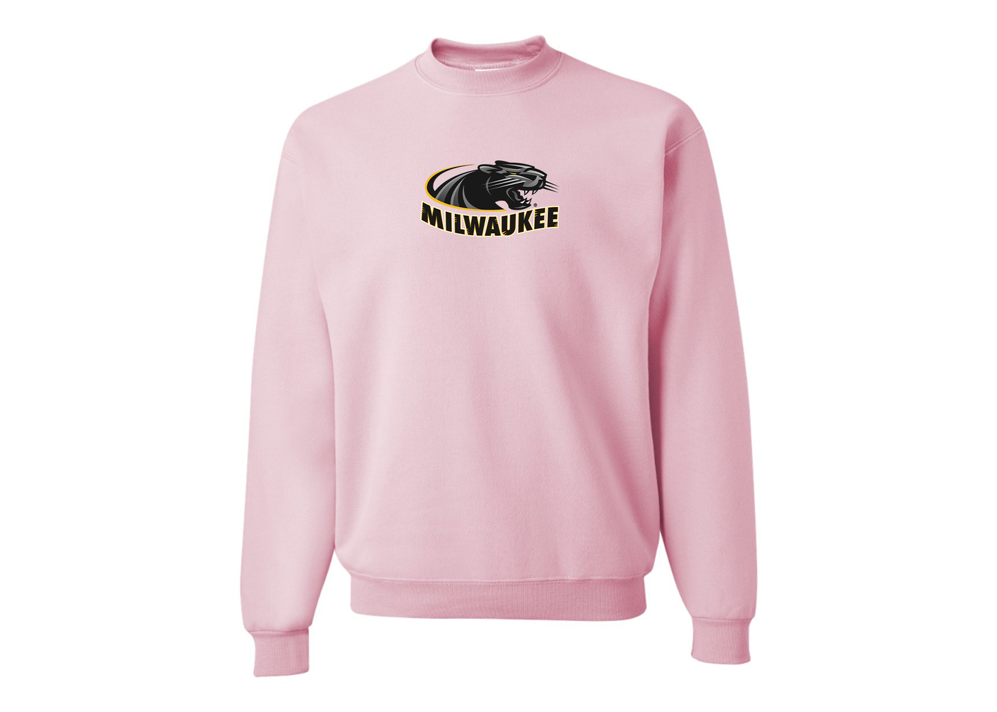 Men's Wisconsin Milwaukee Panthers JERZEES NuBlend Crewneck Sweatshirt