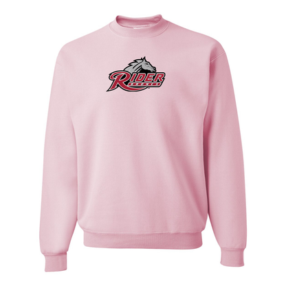 Men's Rider Broncs Logo  JERZEES NuBlend Crewneck Sweatshirt