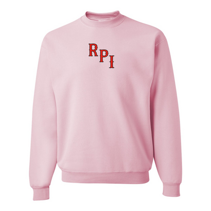 Men's RPI Engineers Logo JERZEES NuBlend Crewneck Sweatshirt