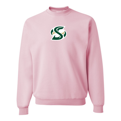 Men's Sacramento State Hornets Logo   JERZEES NuBlend Crewneck Sweatshirt