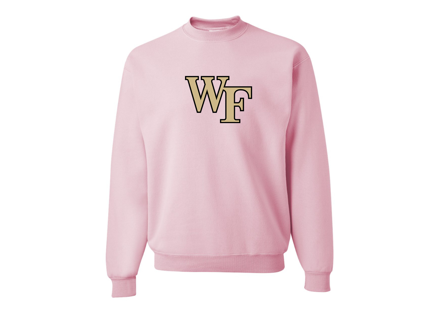 Men's Wake Forest Demon Deacons JERZEES NuBlend Crewneck Sweatshirt