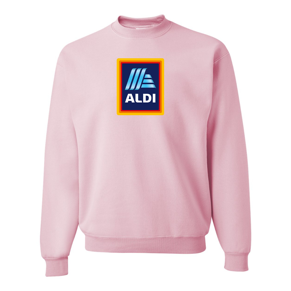 Men's Aldi Logo JERZEES NuBlend Crewneck Sweatshirt