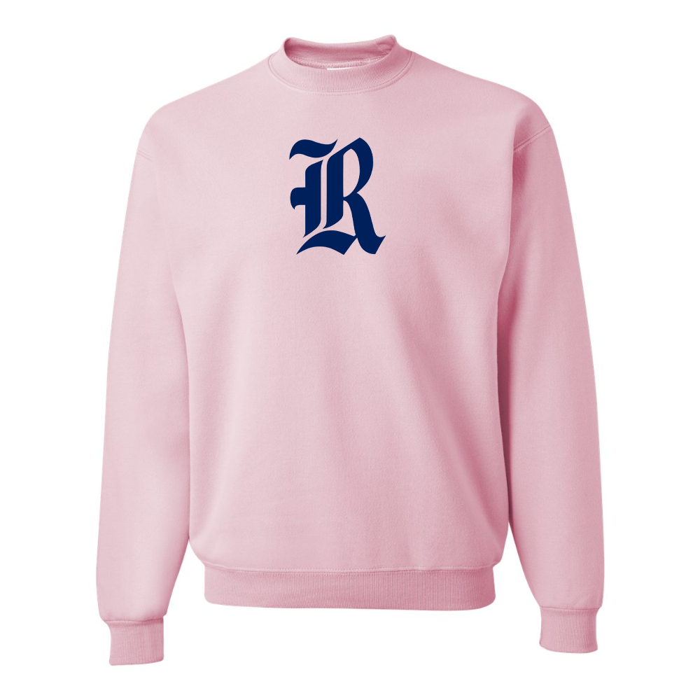 Men's Rice Owls Logo  JERZEES NuBlend Crewneck Sweatshirt