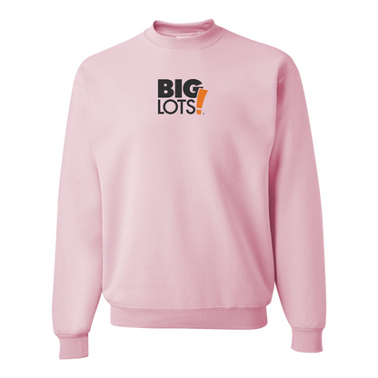 Men's Big Lots Logo  JERZEES NuBlend Crewneck Sweatshirt