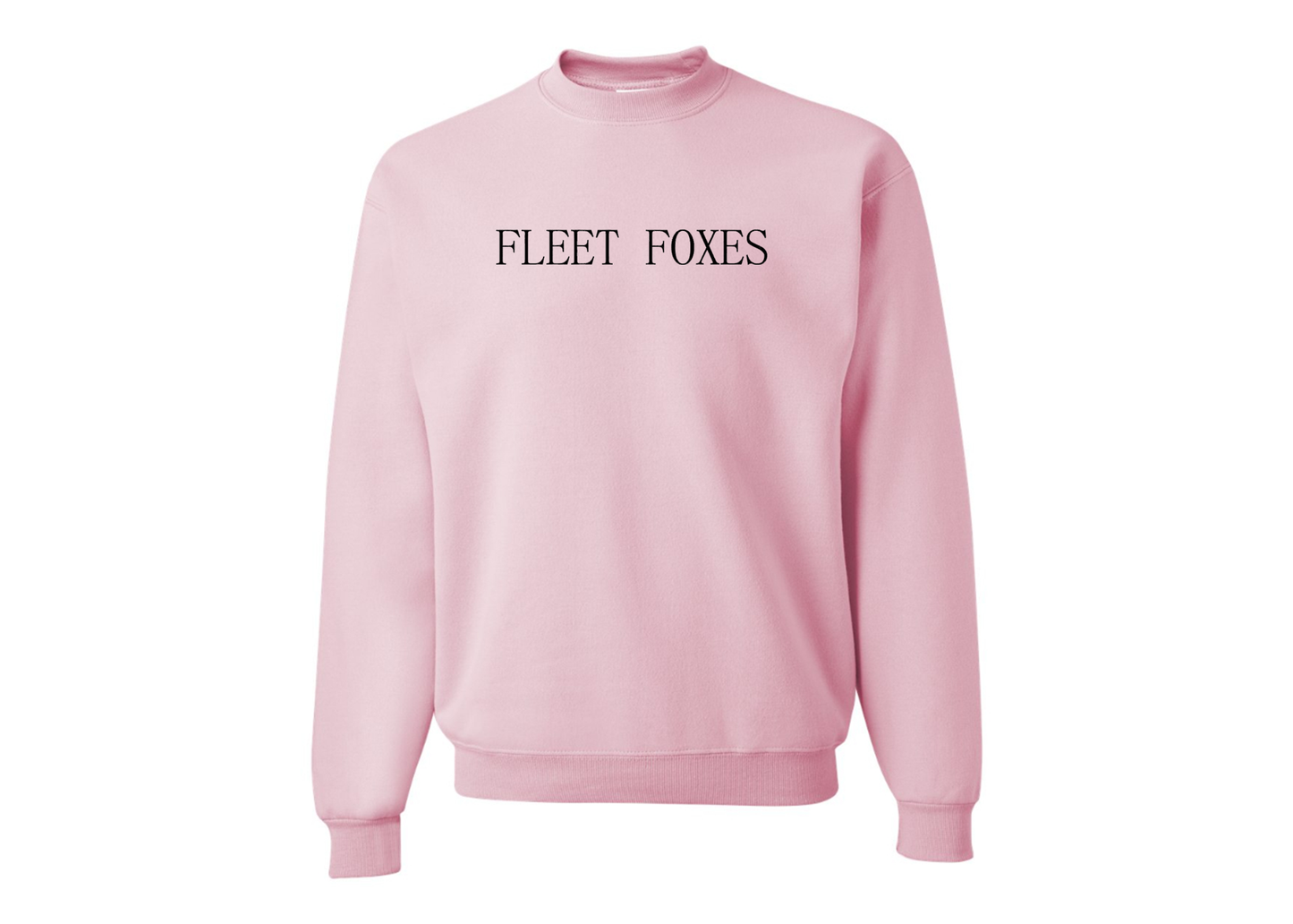 Men's Fleet Foxes Logo  JERZEES NuBlend Crewneck Sweatshirt