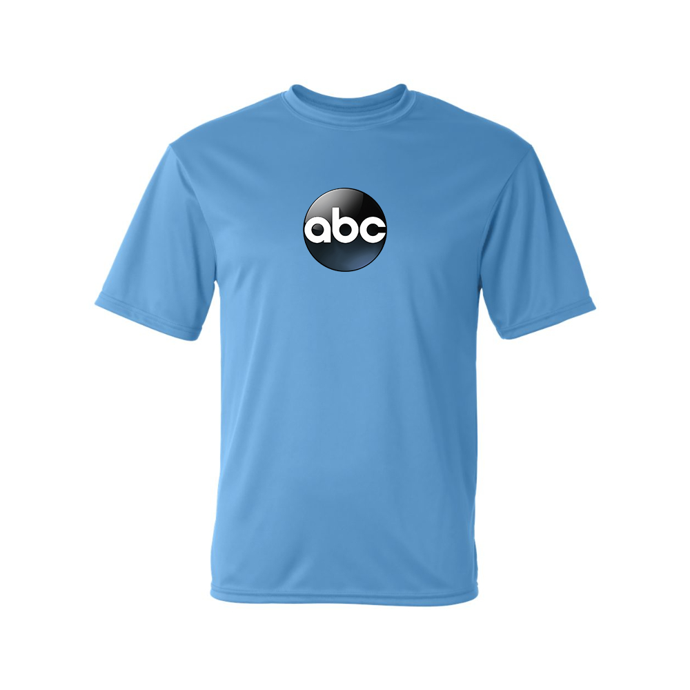 Men's Abc Logo Polyester T-Shirt