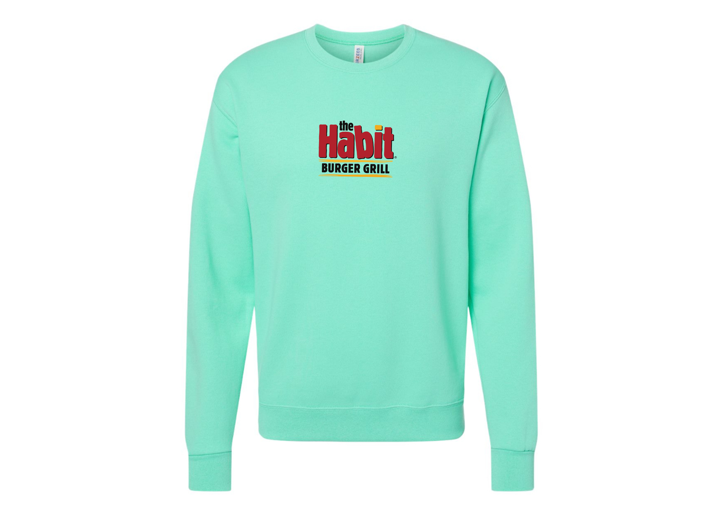 Men's The Habit Burger Grill JERZEES NuBlend Crewneck Sweatshirt
