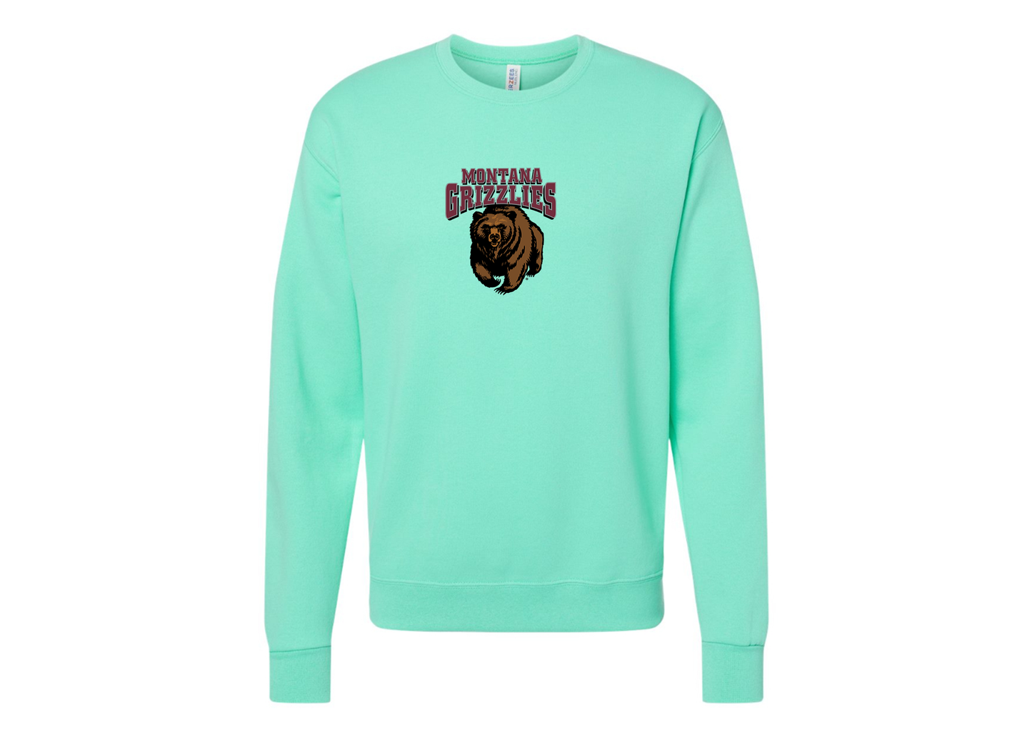Men's Montana Grizzliesl JERZEES NuBlend Crewneck Sweatshirt