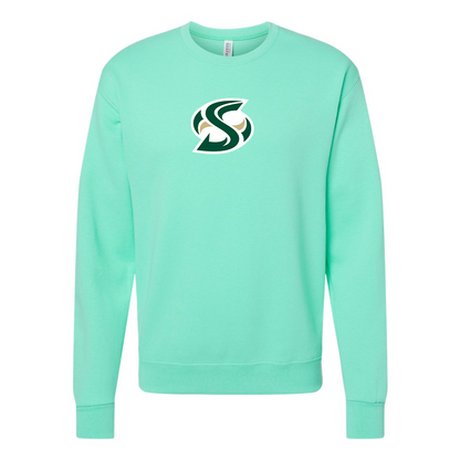 Men's Sacramento State Hornets Logo   JERZEES NuBlend Crewneck Sweatshirt