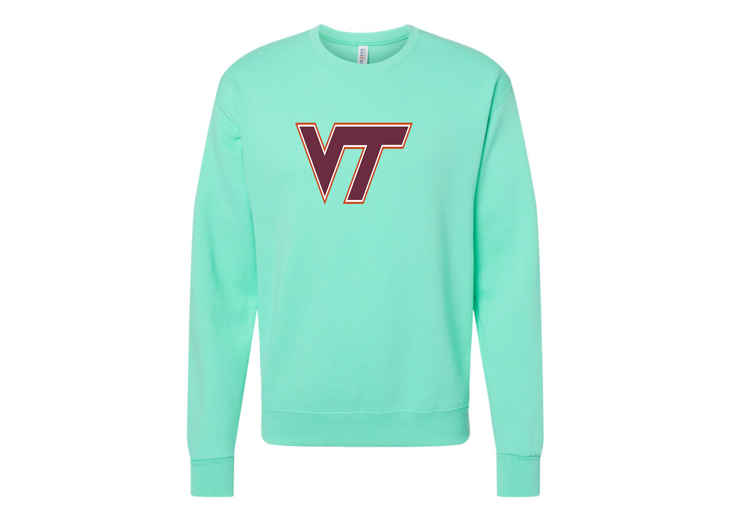 Men's Virginia Tech Hokies JERZEES NuBlend Crewneck Sweatshirt